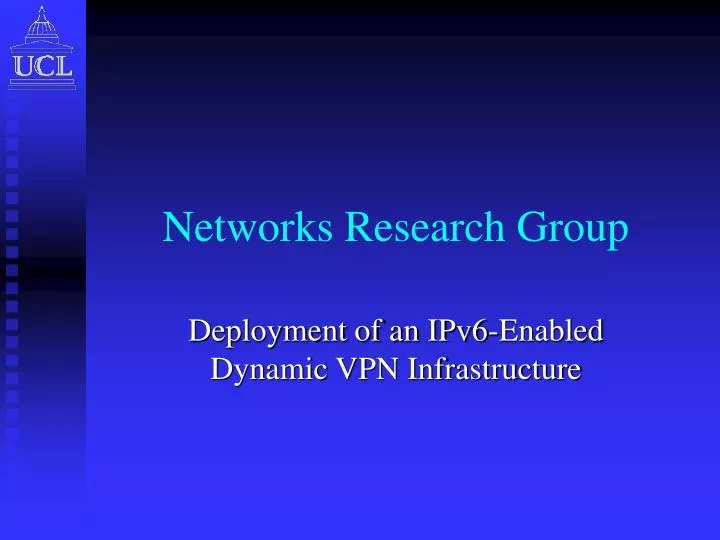 networks research group
