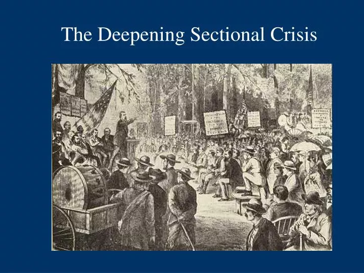 the deepening sectional crisis