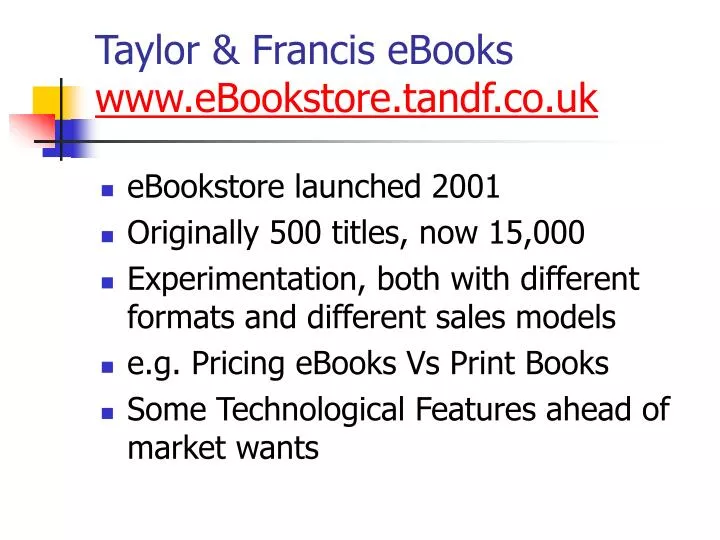 taylor francis ebooks www ebookstore tandf co uk
