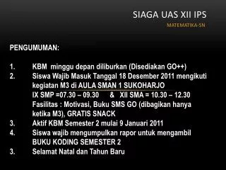 siaga uas xii ips