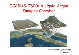 ICARUS-T600: A Liquid Argon Imaging Chamber Carlo Rubbi F. Pietropaolo (INFN-PD) 27-09-2010
