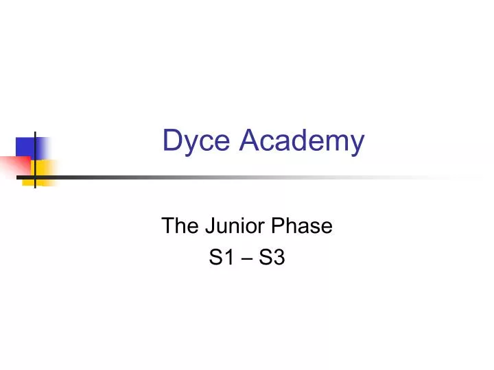 dyce academy