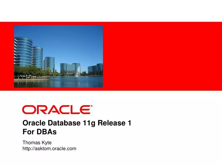 oracle database 11g release 1 for dbas