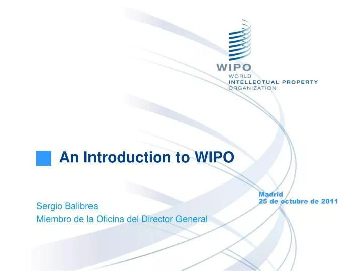 an introduction to wipo