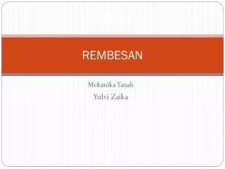 rembesan