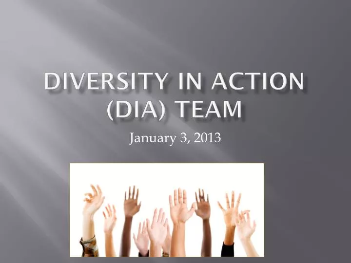 diversity in action dia team