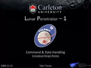 Command &amp; Data Handling Conceptual Design Review