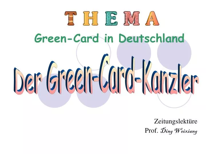 green card in deutschland