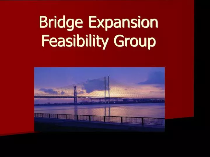 bridge expansion feasibility group