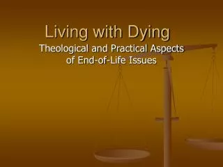 Living with Dying