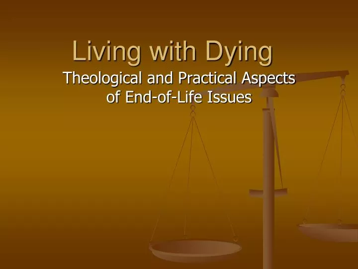 living with dying