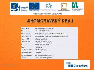 jihomoravsk kraj