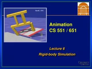 Animation CS 551 / 651
