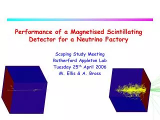 Performance of a Magnetised Scintillating Detector for a Neutrino Factory