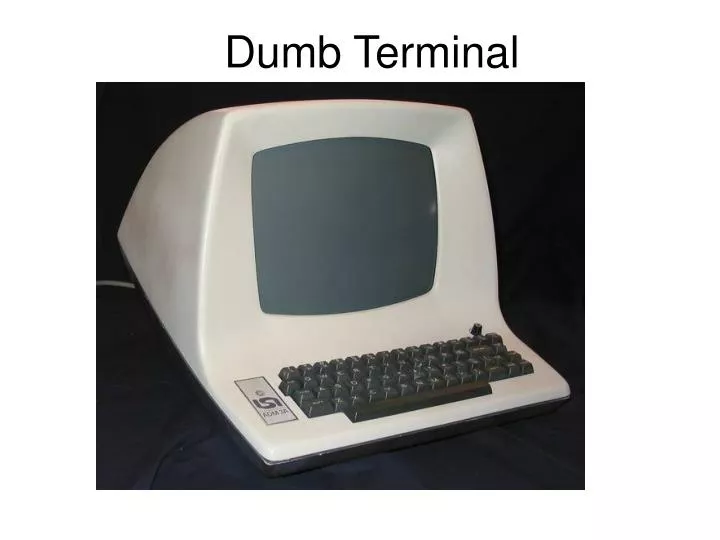 dumb terminal