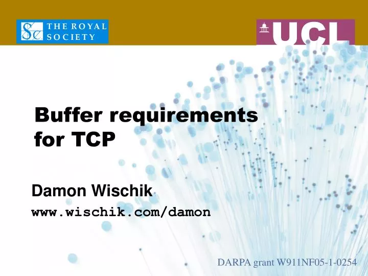 buffer requirements for tcp