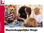 Maatschappelijke Stage - slide 1