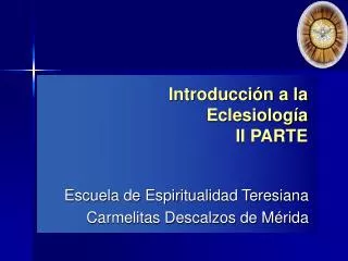 introducci n a la eclesiolog a ii parte