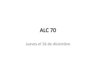 ALC 70