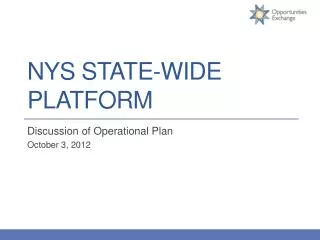 NYS State-Wide Platform