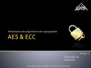 pr sentation des algorithmes de cryptographie