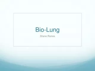 Bio-Lung