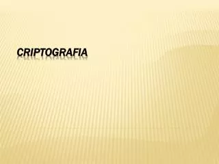 criptografia