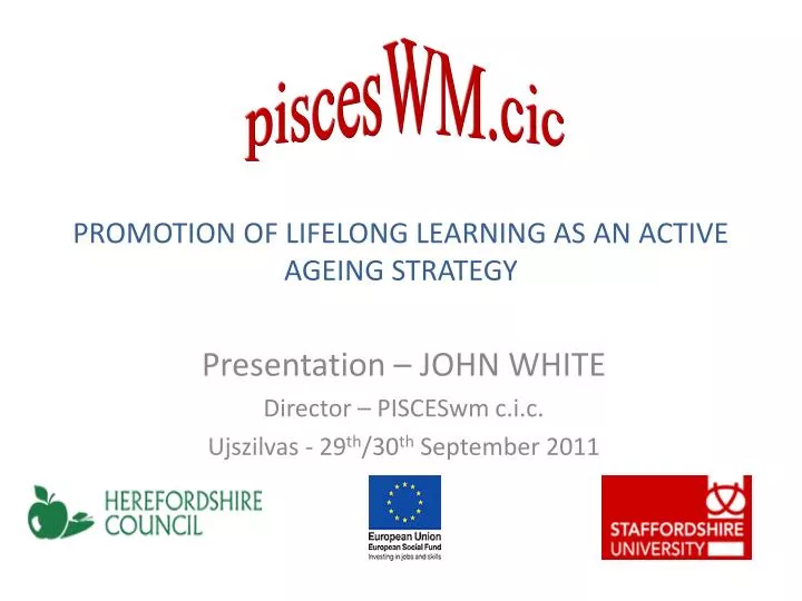 promotion of lifelong learning as an active ageing strategy