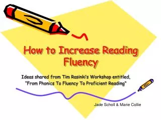 How to Increase Reading Fluency