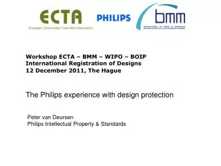 Peter van Deursen Philips Intellectual Property &amp; Standards