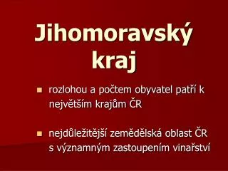 jihomoravsk kraj