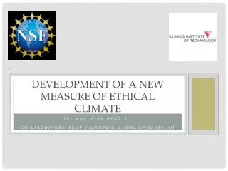 Development of a New Measure of Ethical Climate