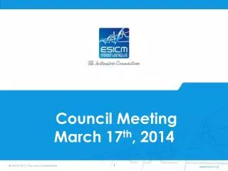 C ouncil Meeting March 17 th , 2014
