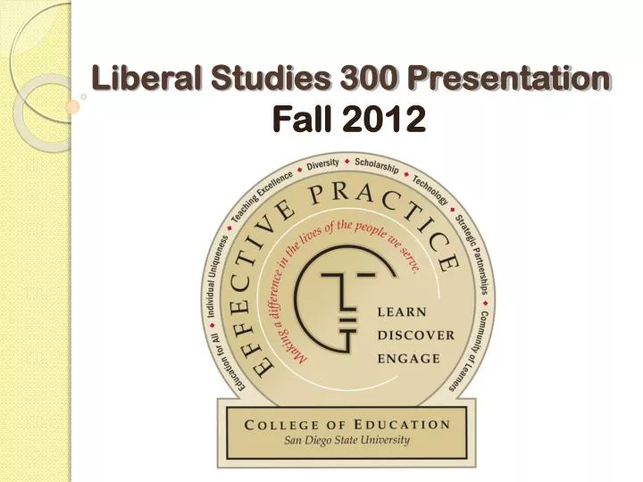 liberal studies 300 presentation