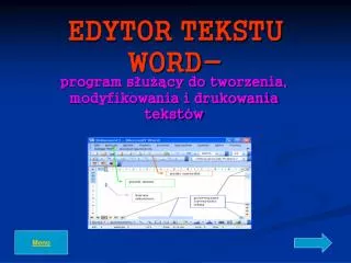 edytor tekstu word