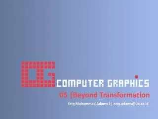 05 beyond transformation