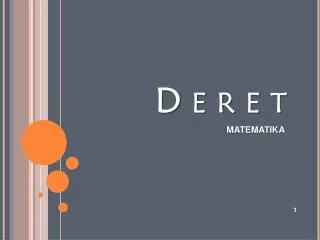 d e r e t