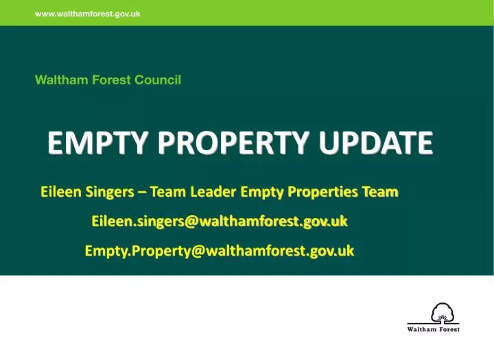 empty property update