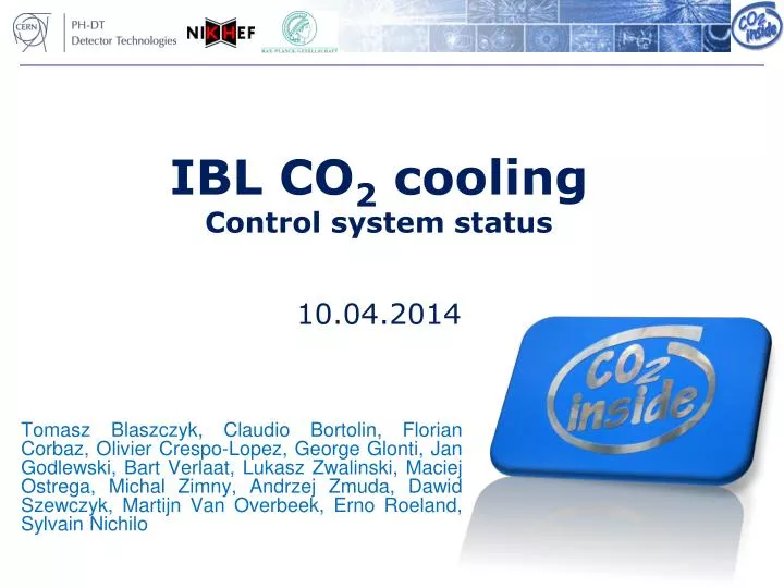 ibl co 2 cooling control system status 10 0 4 201 4