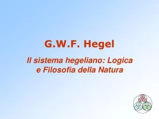 g w f hegel