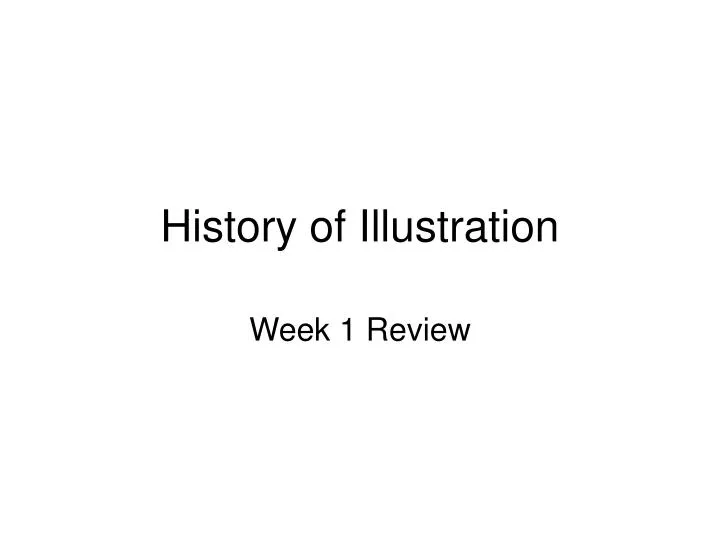 history of illustration
