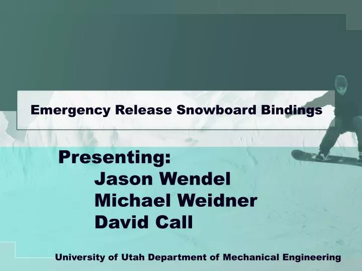 emergency release snowboard bindings