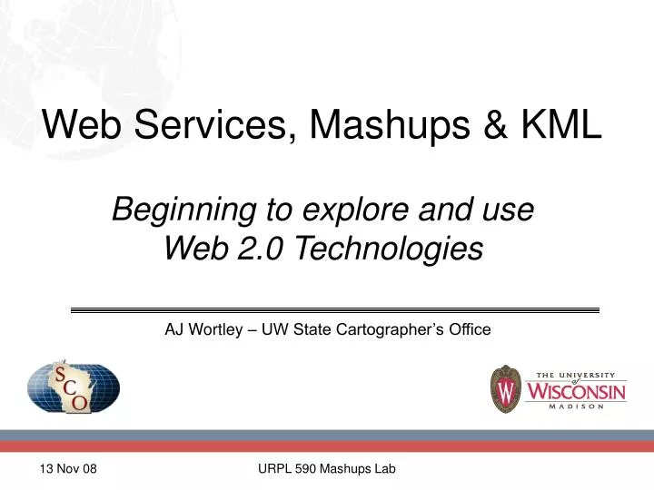 web services mashups kml