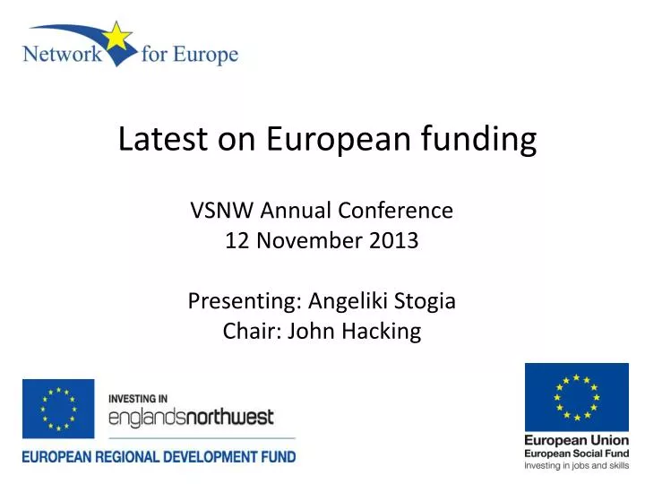 latest on european funding