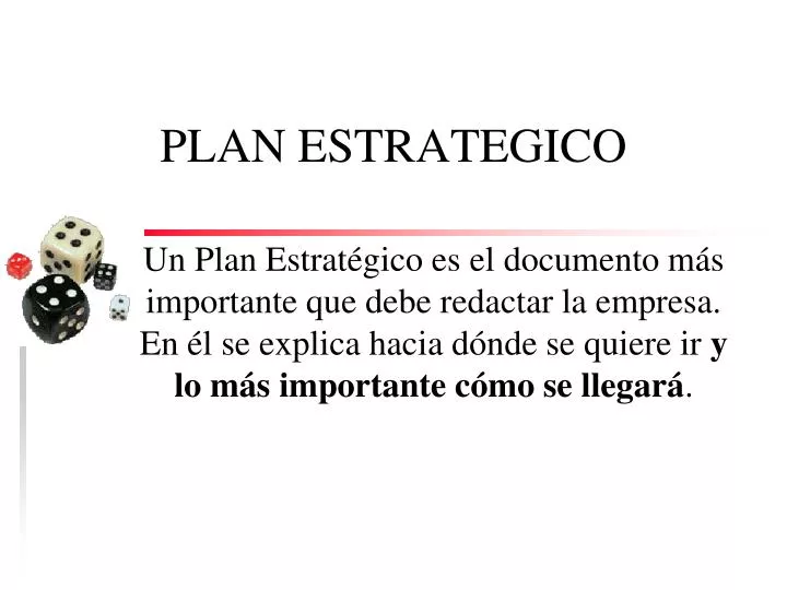 plan estrategico