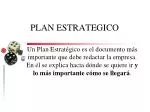 PLAN ESTRATEGICO - slide 1