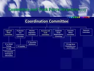 Committee and Task Force Structure (1/2 )