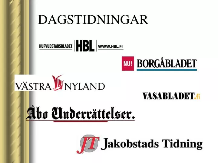 dagstidningar