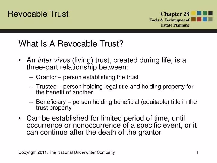 PPT What Is A Revocable Trust? PowerPoint Presentation, free download