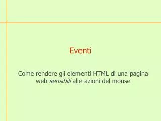 eventi